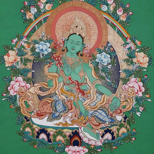 Green Tara, Guardian of Healing | Annie Pet Blessing