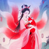 Nine-Tailed Fox, Guardian of Wisdom | Annie Pet Blessing
