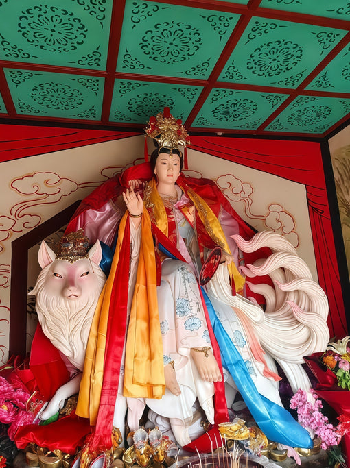 Nine-Tailed Fox Fairy: Goddess of Wisdom & Heartfelt Bond in Tibetan Culture | Annie Pet Tsa-Tsa
