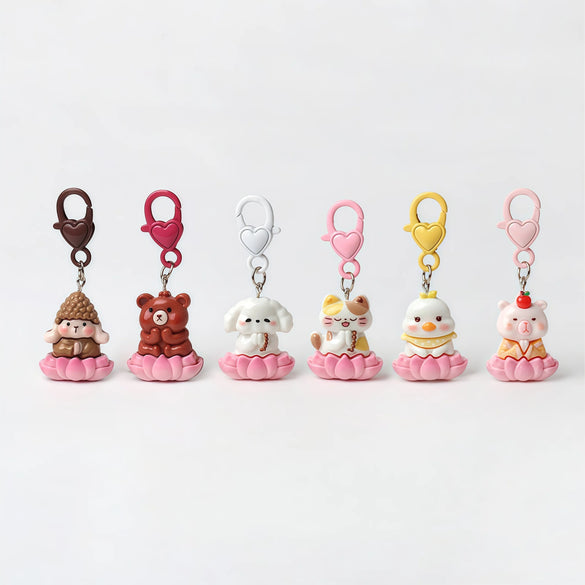 Lotus Animal Set Charm