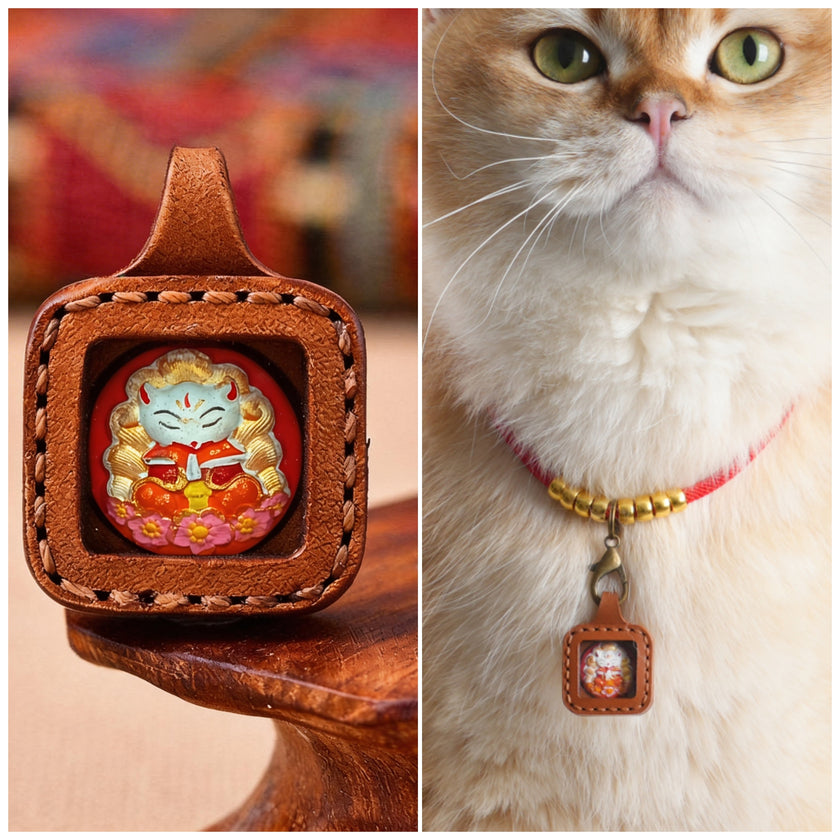 Pet Blessing Tsa-Tsa Charm | Nine-Tailed Fox, Wisdom & Heartfelt Bond Blessings
