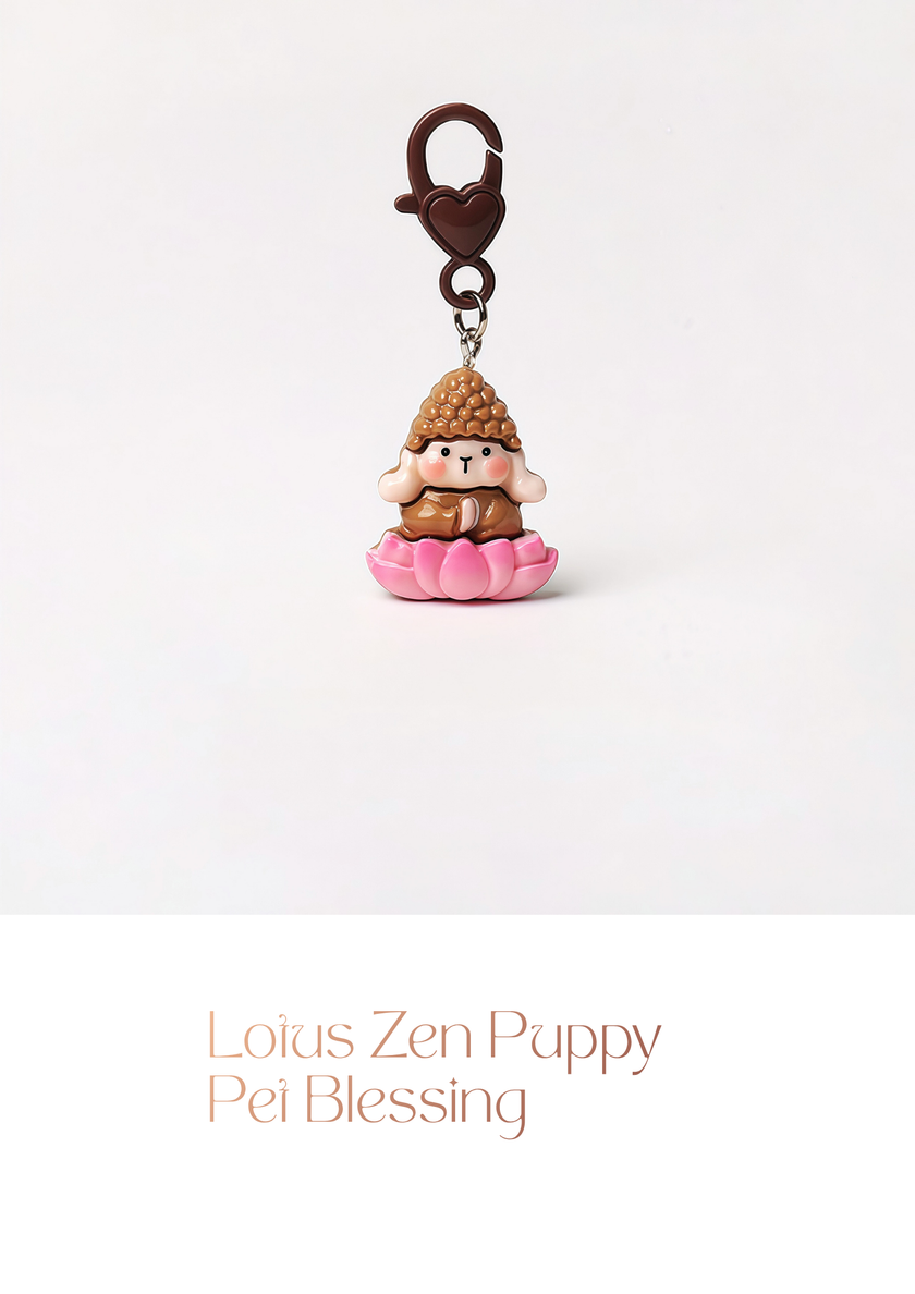 Six-In-One Lotus Animal Pet Blessing Set | Buddhist Lotus Peace & Fortune All-Round Spiritual Protection