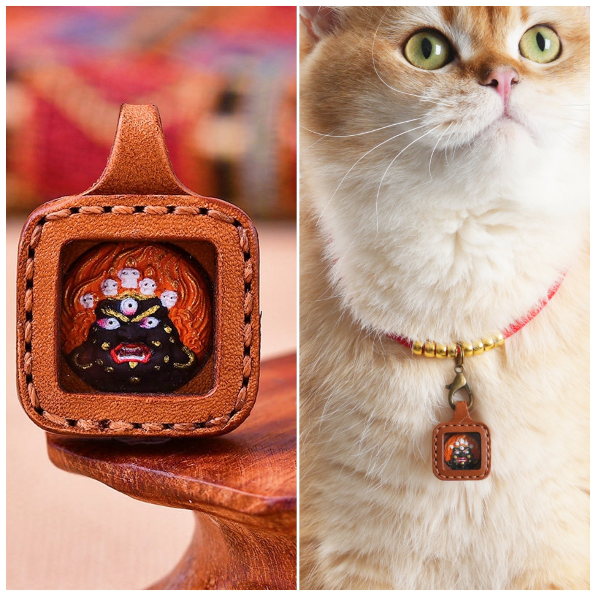 Pet Blessing Tsa-Tsa Charm | Mahakala, Protection & Safety Blessings