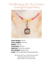 Pet Blessing Tsa-Tsa Charm | Guangji Dragon King, Fortune & Protection Blessings
