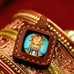 Pet Blessing Tsa-Tsa Charms | Guangji Dragon King Tsa-Tsa Leather Case, Fortune & Protection Blessings