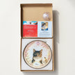Personalized Pet Portrait Suncatcher – The Spirit Cat, Guardian of Intuition