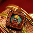 Pet Blessing Tsa-Tsa Charms | Zhaxi Lhamo Pet Tsa-Tsa Leather Case, Harmony & Calm Blessings